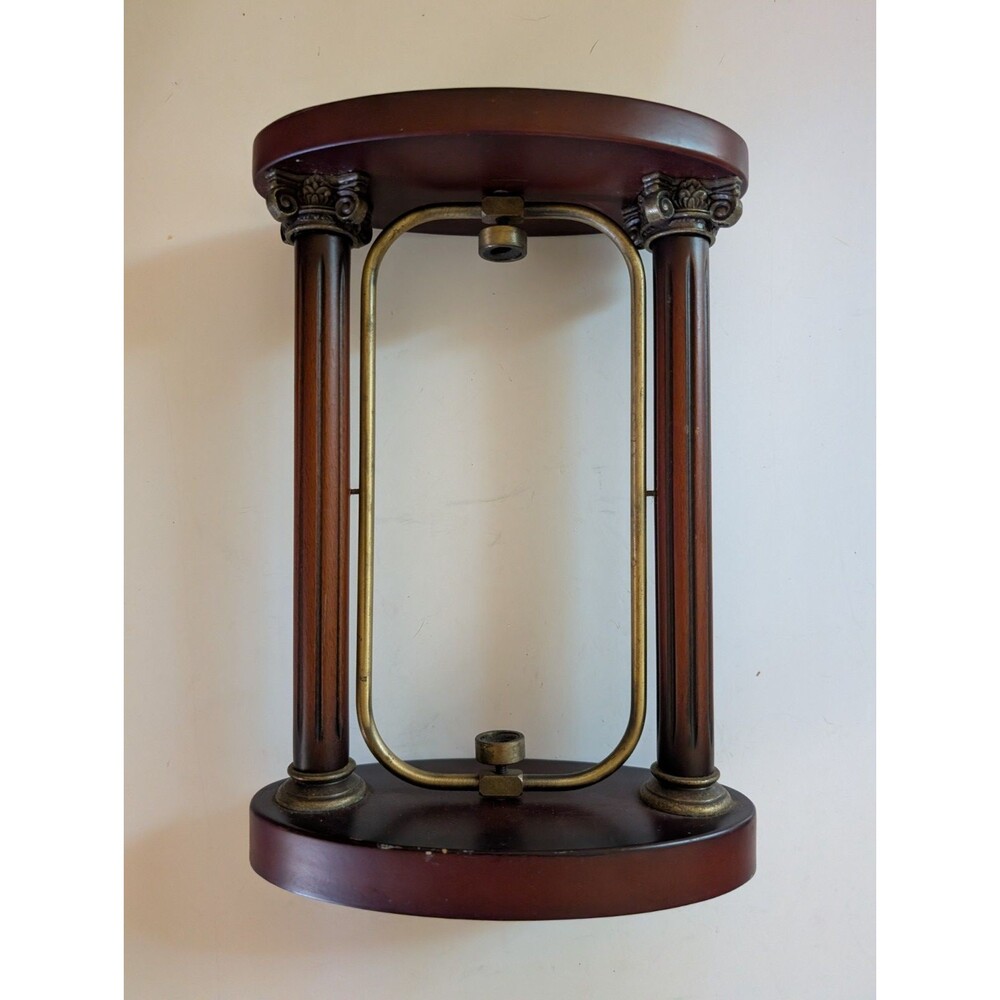 Bombay Company Hourglass Frame Wood Brass Tone Sand Timer Stand Parts Repair
